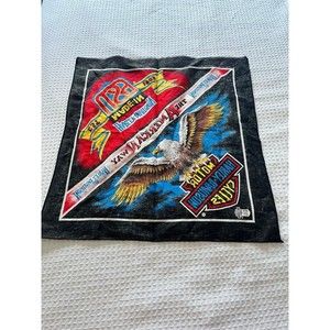 Vintage Harley Davidson American Way Bandana 22x21.5